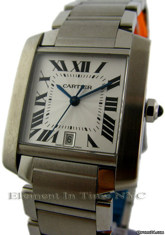 Cartier Tank Francaise Large Automatic Stainless Steel watches