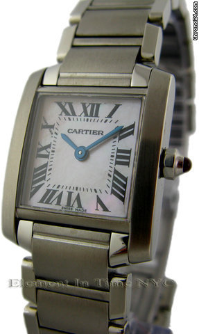 Cartier Tank Francaise Ladies Quartz Stainless Steel watches