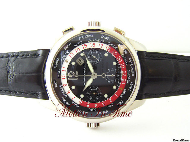 Girard Perregaux WW.TC WORLD TIME CHRONOGRAPH AUTOMATIC WHITE GOLD - NEW watches