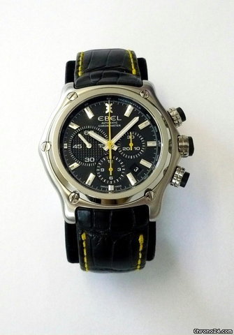 Ebel 1911 BTR Schwarz - Gelb watches
