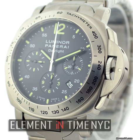 Panerai Pam 236 DayLight Chrono On Bracelet Push Pins watches
