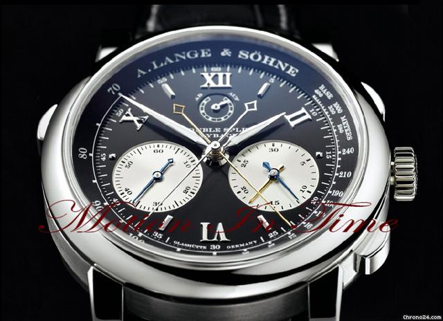 A. Lange & Sohne DOUBLE SPLIT RATTRAPANTE FLYBACK CHRONOGRAPH 43mm - PLATINUM watches