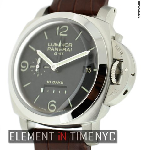Panerai Luminor GMT 1950 10 Day Reserve Stainless Steel PAM 270 watches