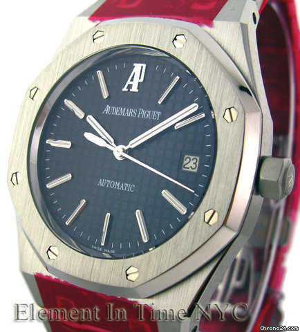 Audemars Piguet Royal Oak Date Steel On Bracelet Black Dial watches