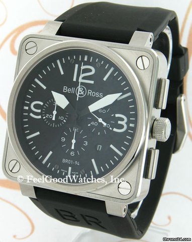 Bell & Ross BR01-94 Instrument Chronograph, Steel watches