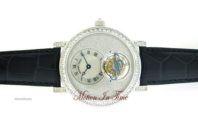 Breguet GRANDE COMPLICATION "FLYING B TOURBILLON" BAGUETTE DIAMOND watches
