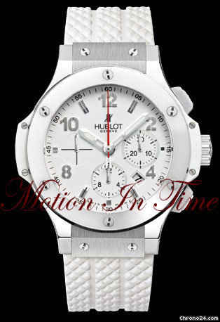 Hublot BIG BANG ALL-WHITE "ST. MORITZ" STAINLESS STEEL 44.5mm watches