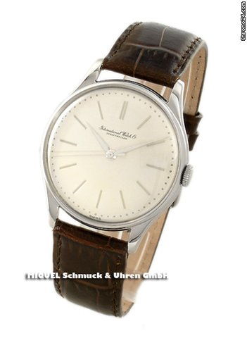 IWC Handaufzug aus Edelstahl (gebraucht) watches