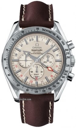 Omega Speedmaster Broad Arrow GMT Stahl NEU incl MWST mit Box u. P watches
