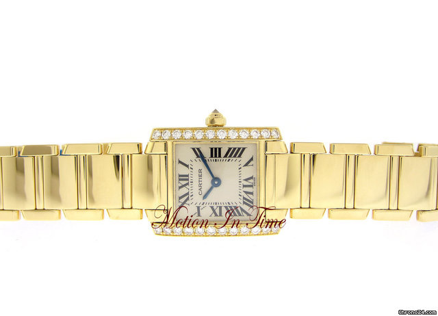 Cartier TANK FRANCAISE LADIES' DIAMOND YELLOW GOLD ON BRACELET - NEW watches