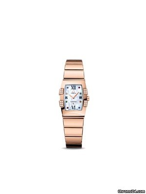 Omega Constellation Quadrella Mini Rotgold NEU incl. MWST mit B +P watches