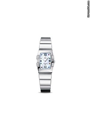 Omega Constellation Quadrella Mini Stahl NEU incl. MWST mit Box +P watches