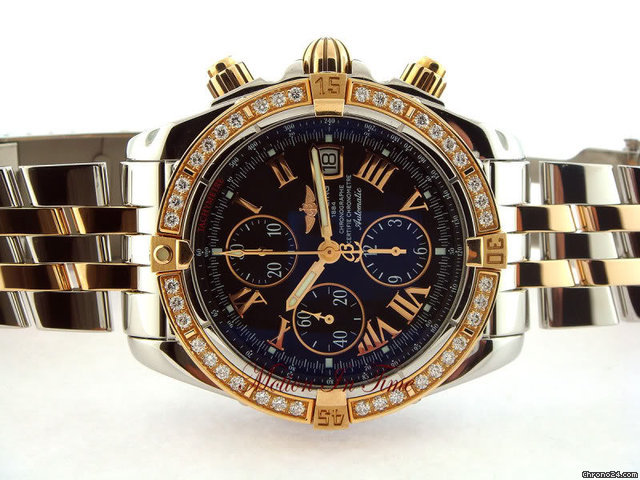 Breitling CHRONOMAT EVOLUTION STAINLESS STEEL/ROSE GOLD watches