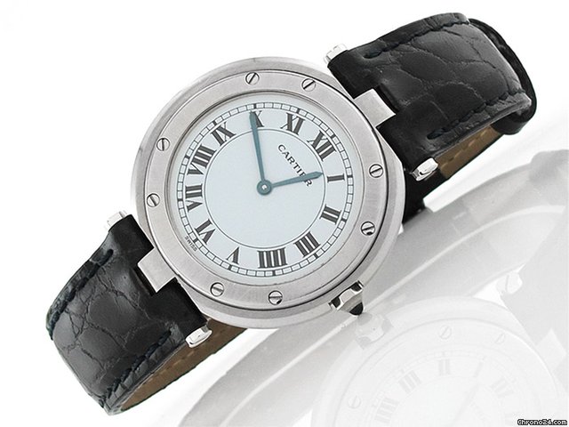 Cartier Herren "SANTOS DE CARTIER" Edelstahl Quarz watches