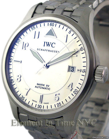 IWC Mark XV Stainless Steel On Bracelet Silver Sitfire Dial watches