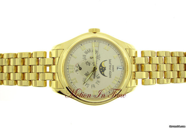 Patek Philippe 5036/1J ANNUAL CALENDAR MOONPHASE POWER RESERVE YELLOW GOLD watches