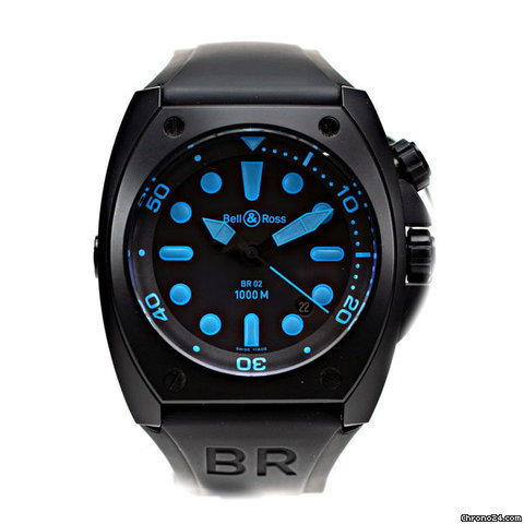 Bell & Ross Carbon-Blue watches