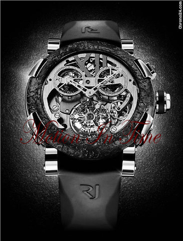 Romain Jerome TOURBILLON CHRONOGRAPH SKELETON 50mm"RUSTED STEEL T-OXY III" watches