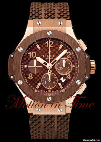 Hublot BIG BANG CAPPUCCINO ROSE GOLD & BROWN CERAMIC ON RUBBER 44.5 watches