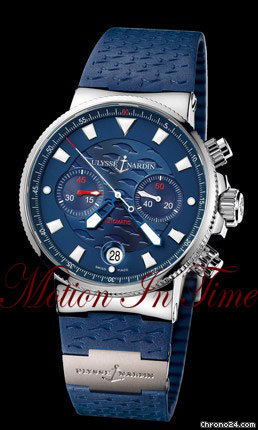 Ulysse Nardin BLUE SEAL MAXI MARINE CHRONOGRAPH STAINLESS STEEL LIMITED watches