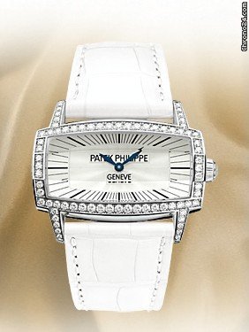 Patek Philippe 4991G LADIES' GONDOLO GEMMA DIAMOND W/G SKELETON BACK NEW watches