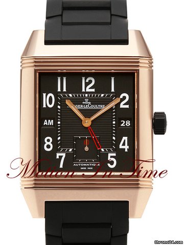 Jaeger-LeCoultre REVERSO SQUADRA HOMETIME "BLACK" ROSE GOLD LIMITED 500 PIECE watches