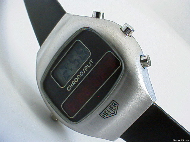 TAG Heuer Chronosplit LED / LCD digital watches