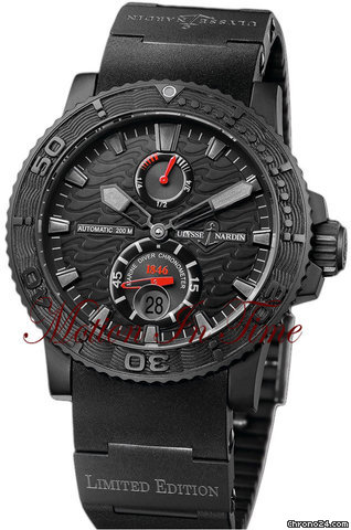 Ulysse Nardin BLACK OCEAN MAXI MARINE CHRONOMETER - DLC LIMITED 1846 PIECE watches