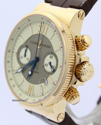 Ulysse Nardin Maxi Marine Chronograph Rotgold NEU incl MWST mit B&P watches