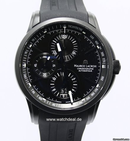 Maurice Lacroix Pontos Chronograph Full Black NEU incl MWST B+P watches