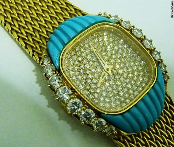 Patek Philippe VINTAGE 18K GOLD DIAMONDS LADIES WATCH watches