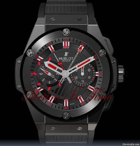 Hublot BIG BANG KING POWER BLACK MAGIC W/ RED FOUDROYANTE 48mm LTD watches