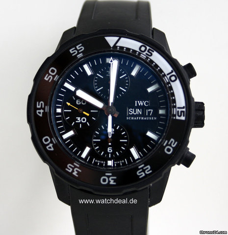 IWC Aquatimer Chronograph Galapagos NEU B&P watches