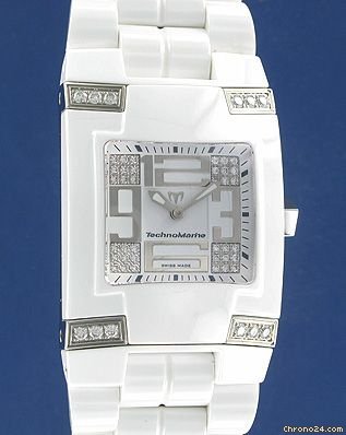 Technomarine Square Ceramic Diamonds NEW !-35% watches