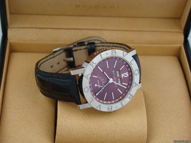 Bulgari Retrogrado Oro Blanco 18K watches