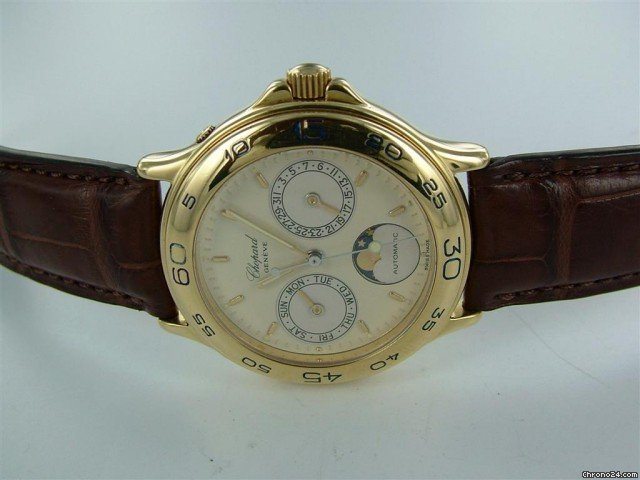 Chopard , calendar, moonfase, 18crt. (nr.1744) watches