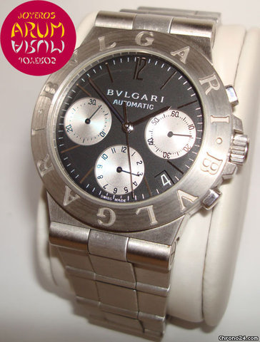 Bulgari Sport Chrono Oro Blanco watches