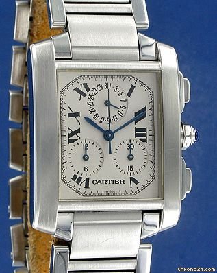 Cartier Tank Francaise Chronoflex GM watches