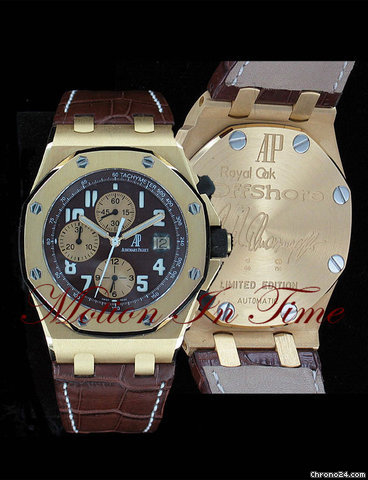 Audemars Piguet Arnold Schwarzenegger "ARNOLD SCHWARZENEGGER" ROYAL OAK OFFSHORE LIMITED 400 PIECE watches