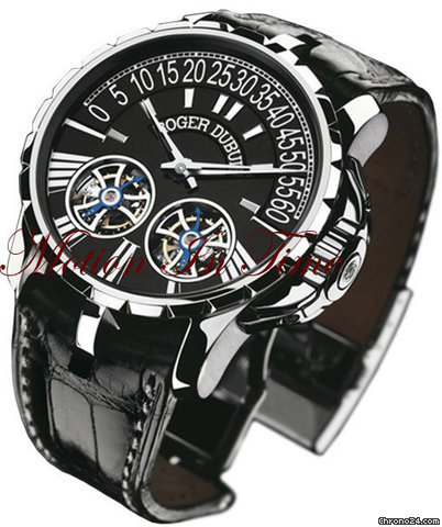 Roger Dubuis EXCALIBUR DOUBLE TOURBILLON RETROGRADE W/G-LIMITED 28 PIECES watches