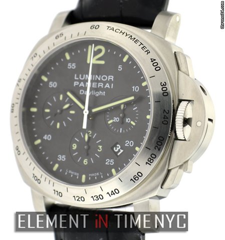 Panerai Luminor Chrono Daylight Pam 250 Steel NEW watches