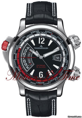 Jaeger-LeCoultre MASTER EXTREME WORLD ALARM "RED TIDES" TITANIUM 2010 NEW watches