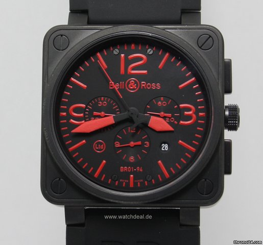 Bell & Ross Aviation BR 01-94 Red NEU incl Mwst mit Box + Papieren watches