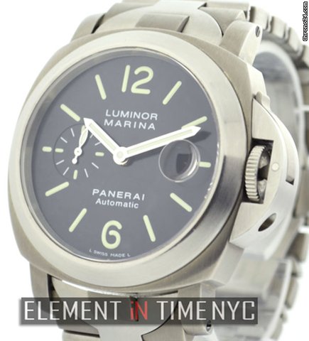 Panerai Luminor Marina Anthracite Dial On Bracelet PAM 221 watches