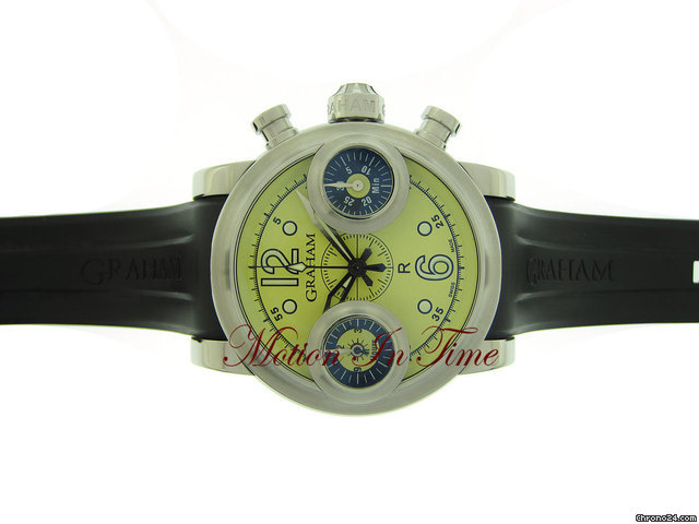 Graham SWORDFISH CHRONOGRAH S/S 46mm "YELLOW" LIMITED 100 PIECES watches