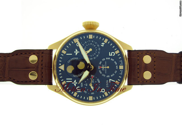IWC BIG PILOTS PERPETUAL ROSE GOLD "BUCHERER" LIMITED 30 PIECES watches