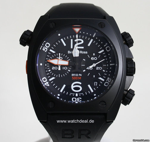 Bell & Ross BR02-94 Chronograph Carbon NEU incl MWST mit Box + Papieren watches
