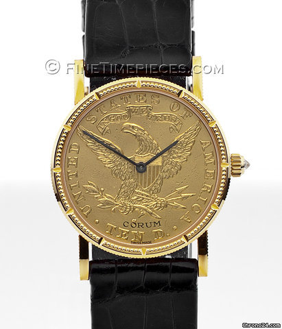 Corum 10 Dollar Coin Watch 22/18 Kt. Gold Handaufzug - 5514756 watches