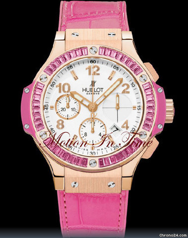 Hublot BIG BANG TUTTI FRUTTI "ROSE" GOLD PINK SAPPHIRE BAGUETTE watches