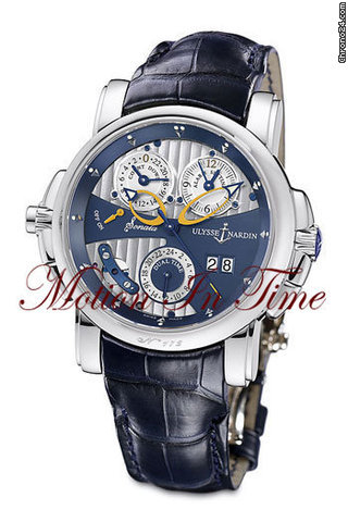 Ulysse Nardin SONATA CATHEDRAL DUAL TIME ALARM WHITE GOLD 2011 MODEL 42mm watches